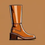 high brown boots image